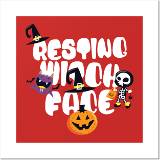 resting witch face Posters and Art